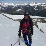 alpine climbing with a mountain guide