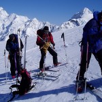 New Zealand ski touring with a mountain guide