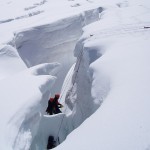 crevasse rescue on an instruction course