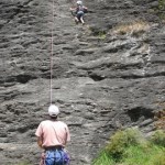 Rock climbing near Wanaka