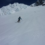 Ski touring alpinism adventure