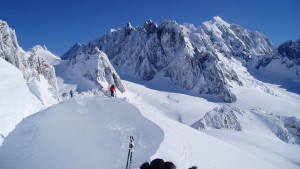 Ski touring in New Zealand