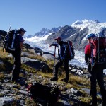 Mountain guide providing special training