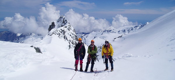 Alpine climbing instruction course in NZ
